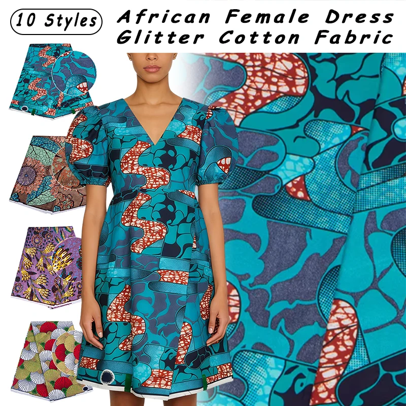 Cotton African Flash Gold Prin - African Ankara Print avaliação e preço