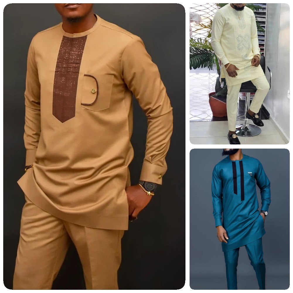 Dashiki Men Clothing 2 Pieces  - Dashiki Shirt Men avaliação e preço