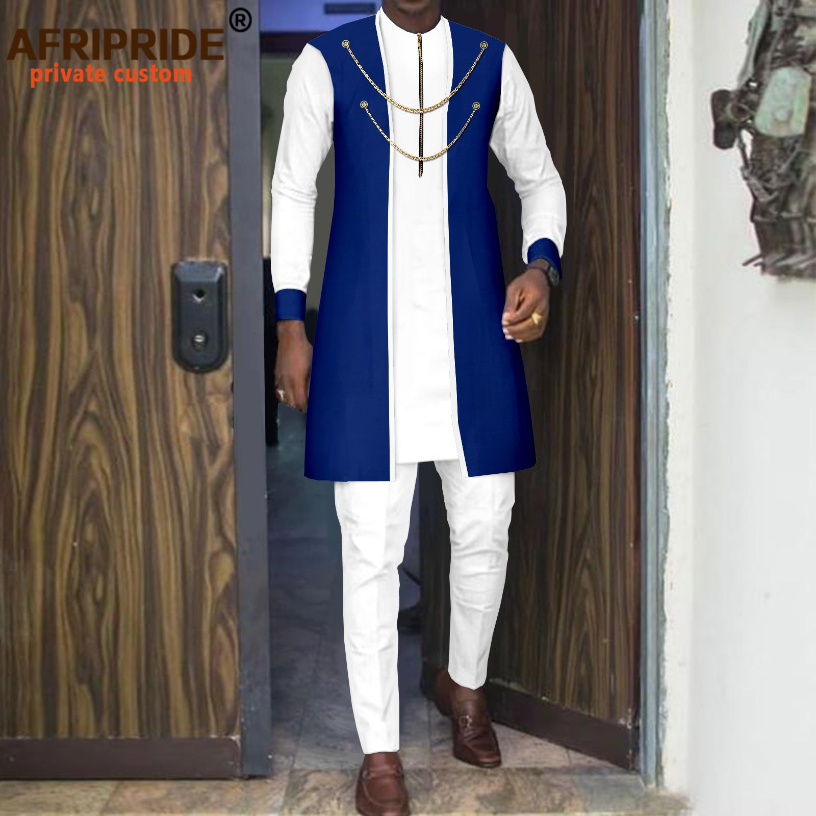Bazin Riche African Clothing f - Dashiki Shirt Men avaliação e preço