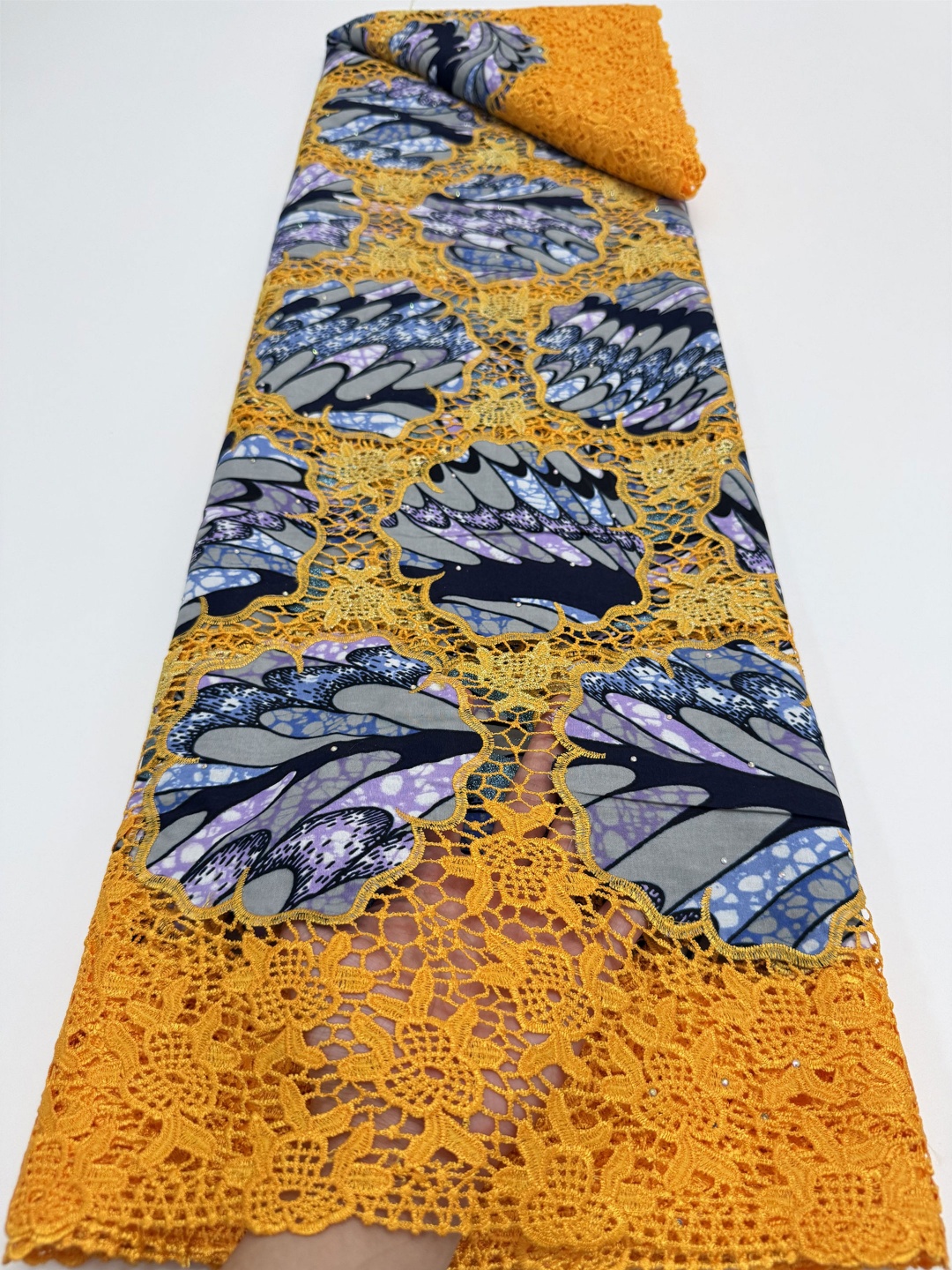 Luxury 5Yards African Wax Broc - African Ankara Print avaliação e preço