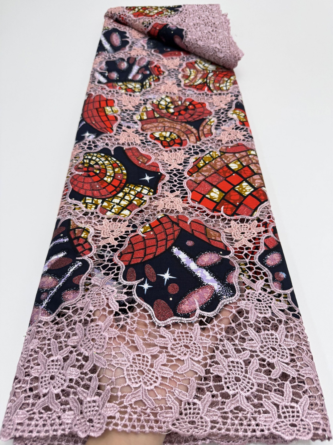 Luxury 5Yards African Wax Broc - African Ankara Print avaliação e preço