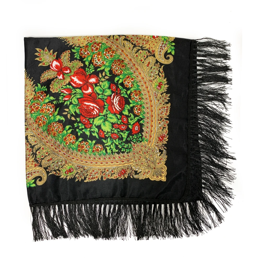 130*130cm Ethnic Style Russian - Winter Ethnic Fashion For Women avaliação e preço