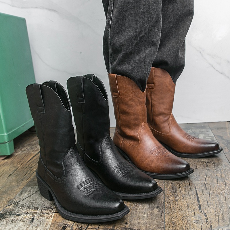 Men Boots Classic Embroidery W - Ethnic And Fashion avaliação e preço