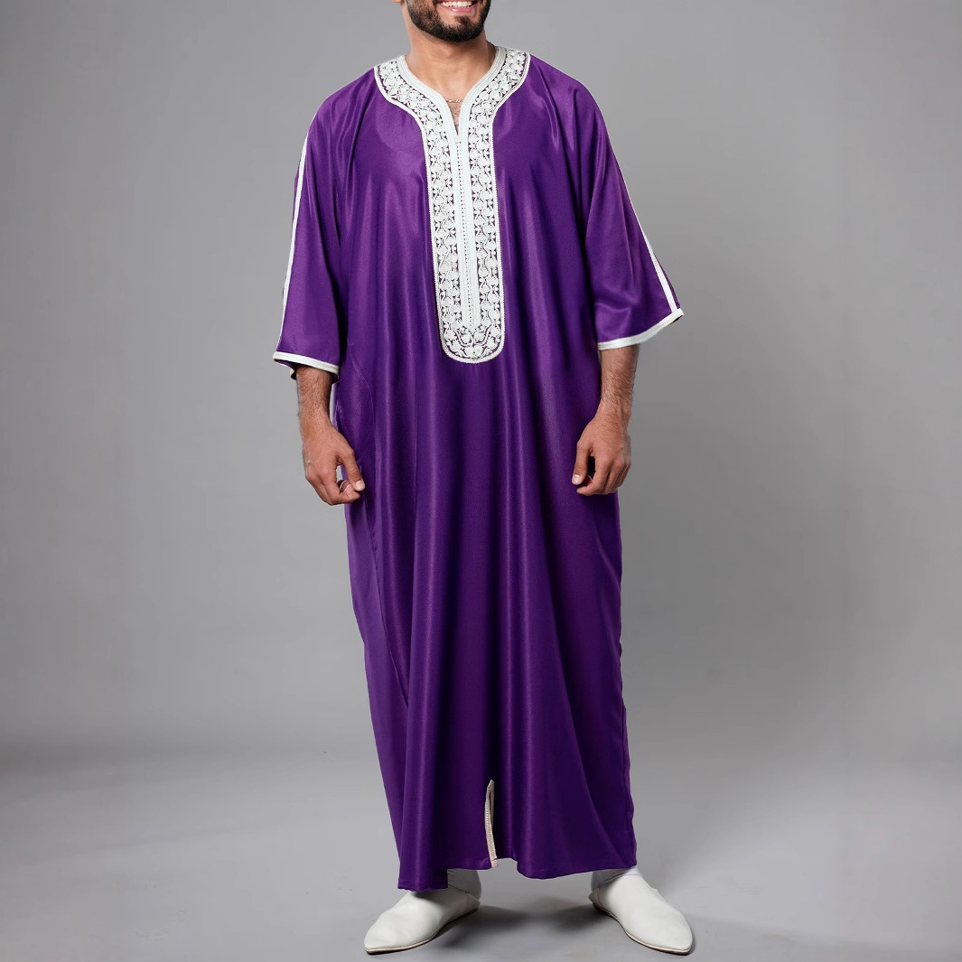 New 2025 Men's Long Sleeve Emb - Ethnic Fashion Wear avaliação e preço