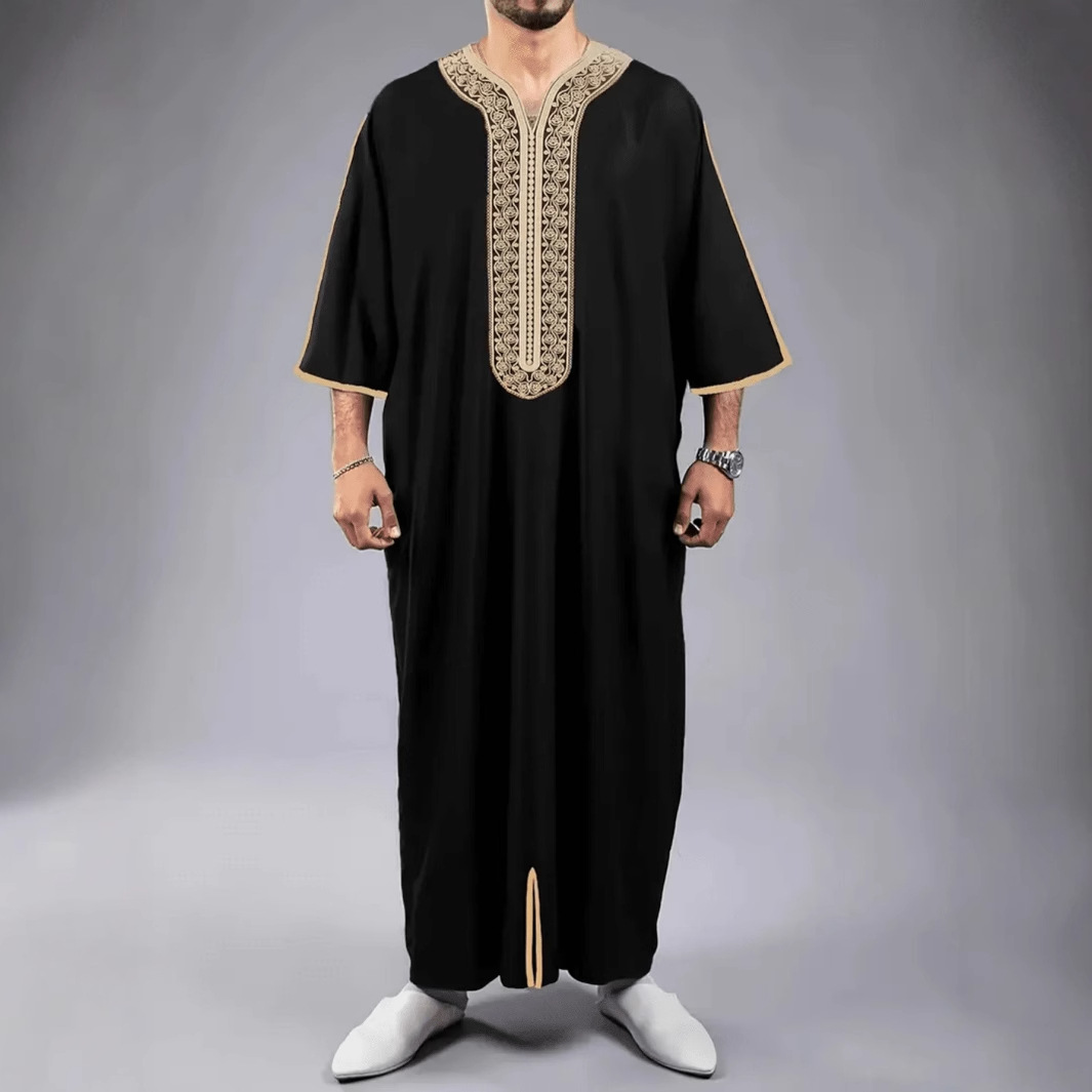 New 2025 Men's Long Sleeve Emb - Ethnic Fashion Wear avaliação e preço