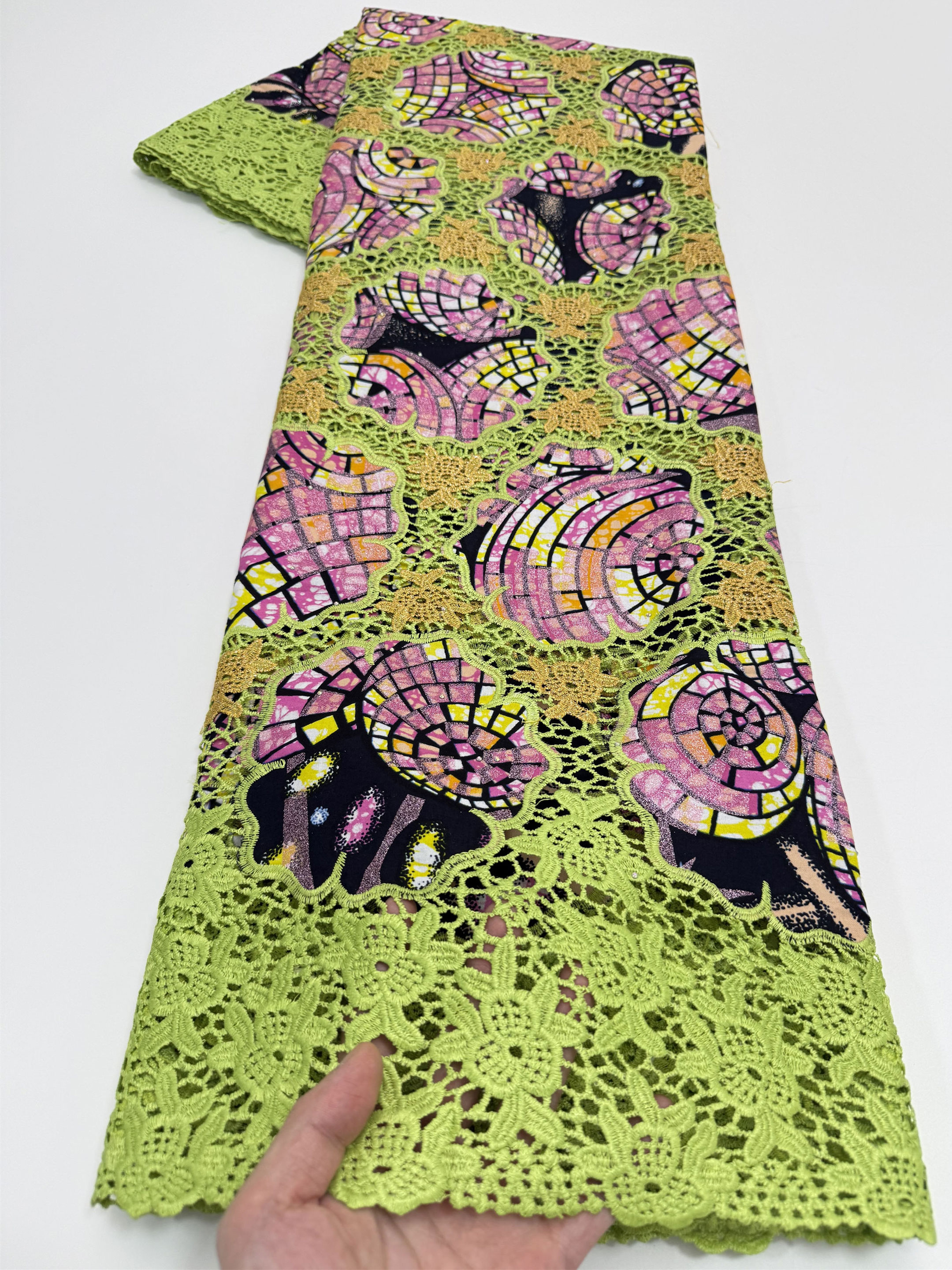 5 Yards High Huality Ankara Fa - African Ankara Print avaliação e preço