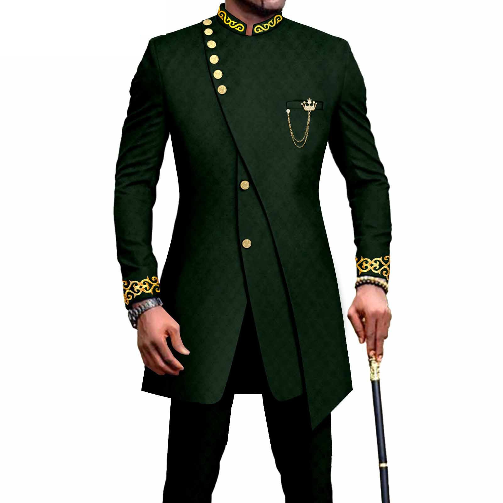 Dashiki Outfits with Chain Afr - Dashiki Shirt Men avaliação e preço